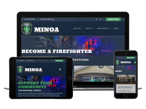 Volunteer fire department recruitment website example