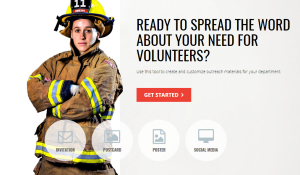 Volunteer recruitment marketing materials example