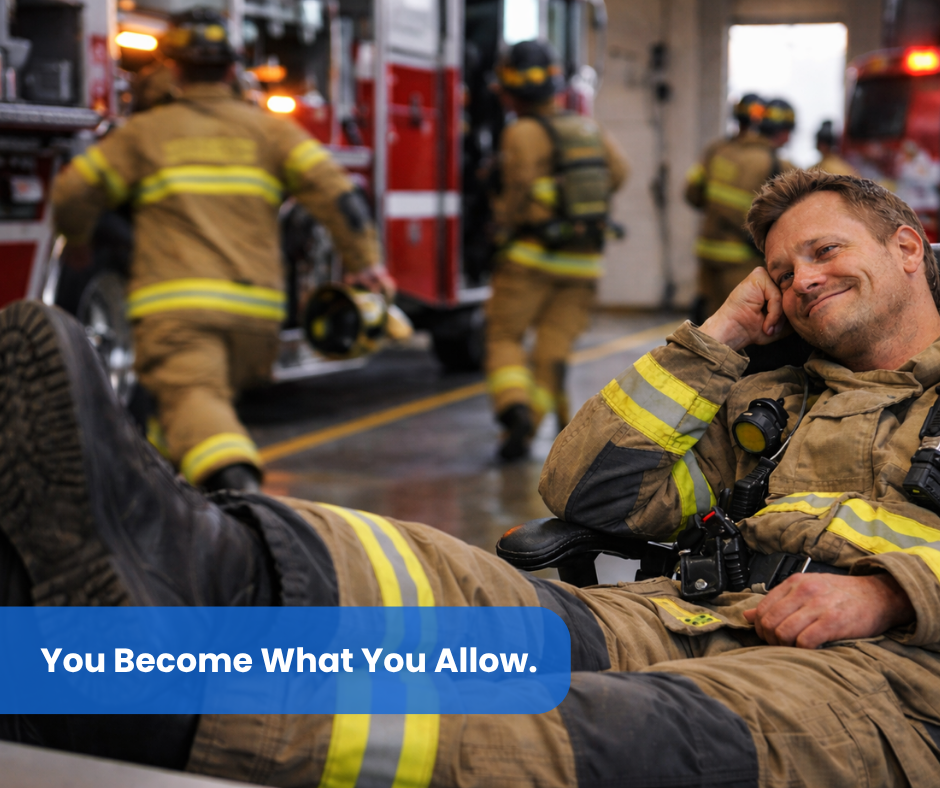 You become what you allow.